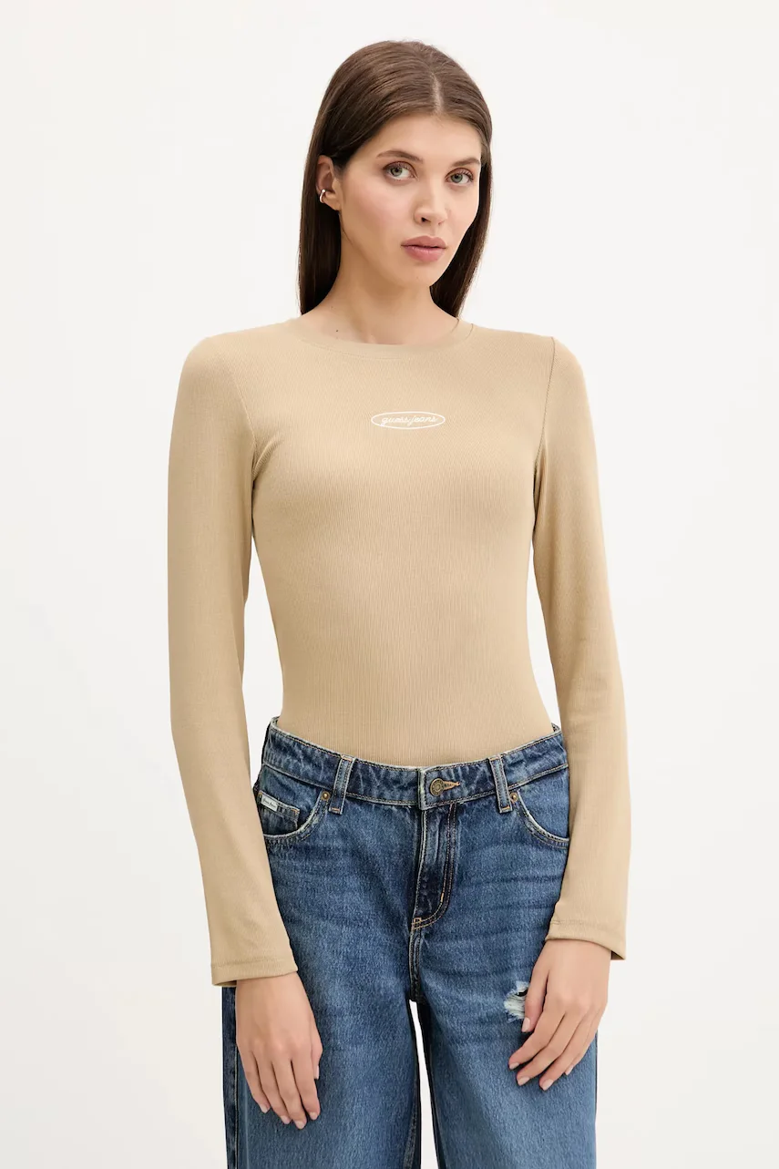GUESS JEANS Блуза с дълги ръкави