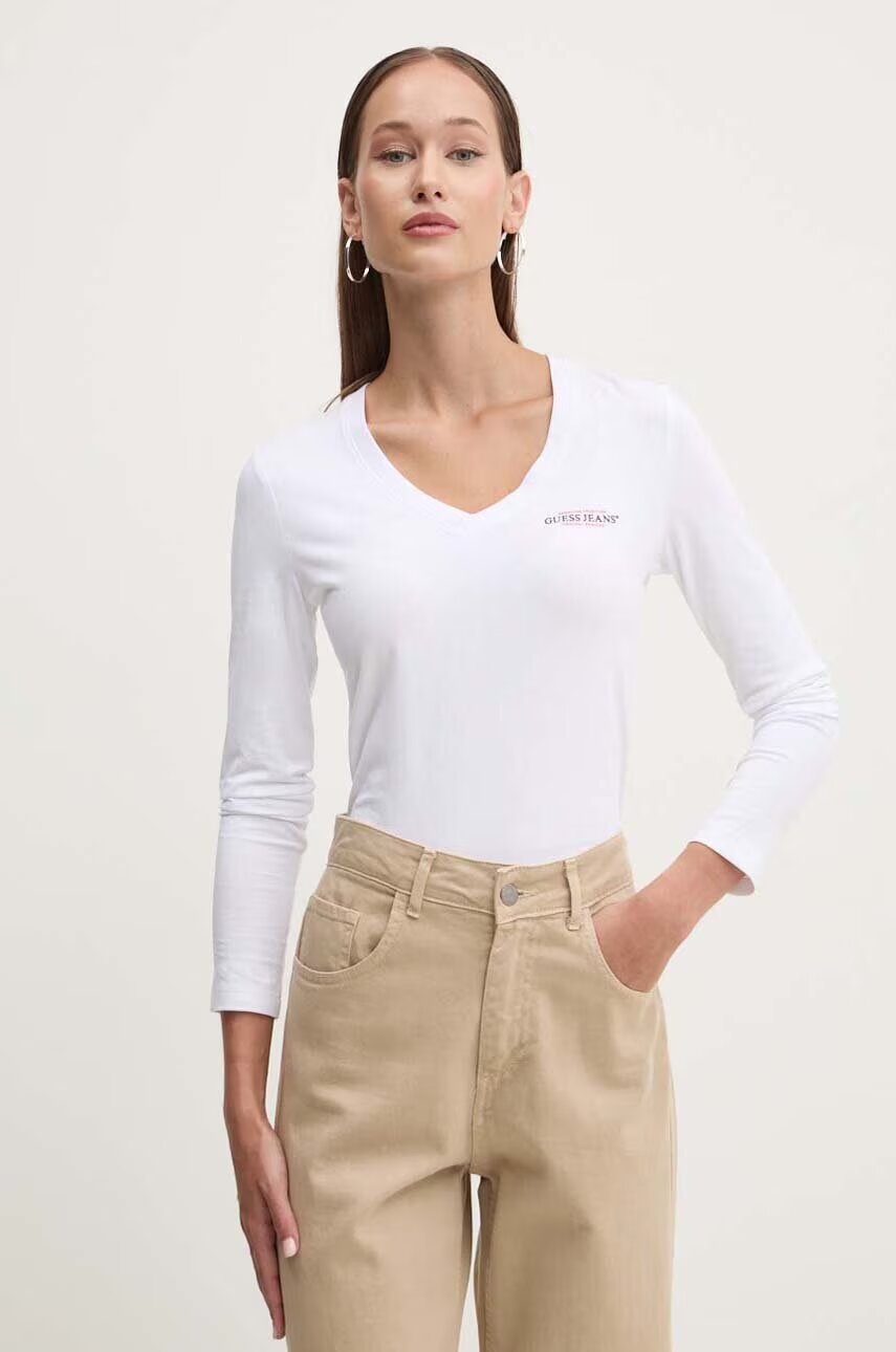 GUESS JEANS Блуза с дълги ръкави