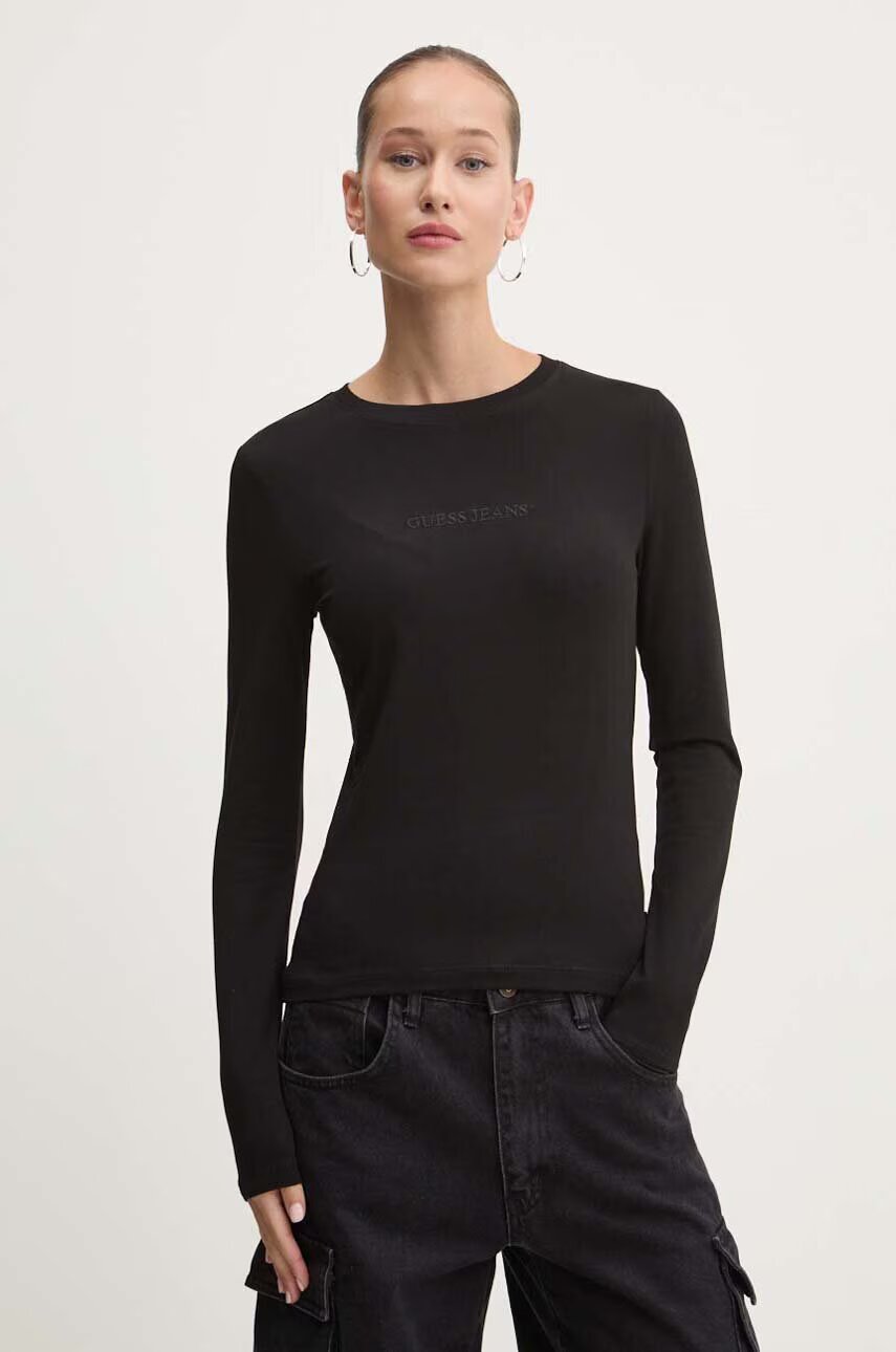 GUESS JEANS Блуза с дълги ръкави