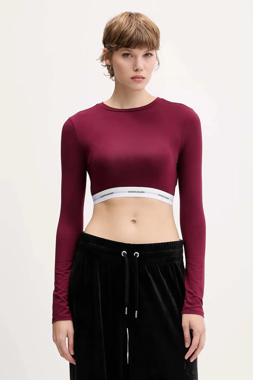 GUESS JEANS Блуза с дълги ръкави