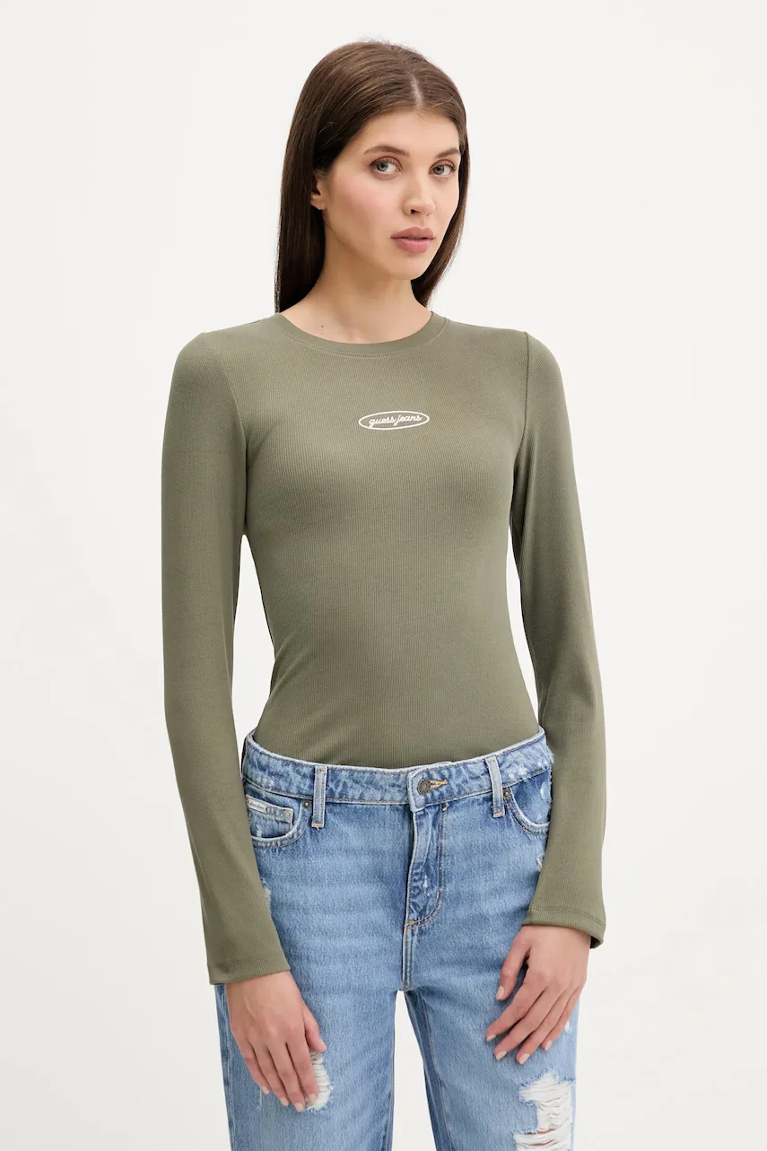GUESS JEANS Блуза с дълги ръкави