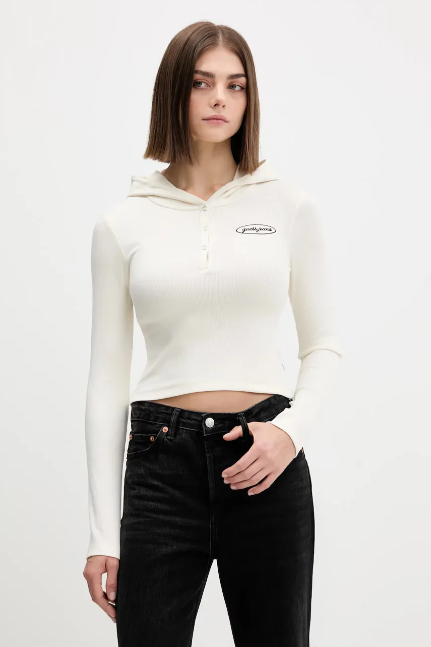 GUESS JEANS Блуза с дълги ръкави