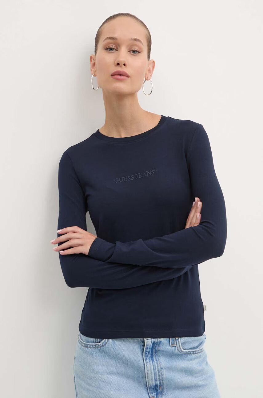 GUESS JEANS Блуза с дълги ръкави