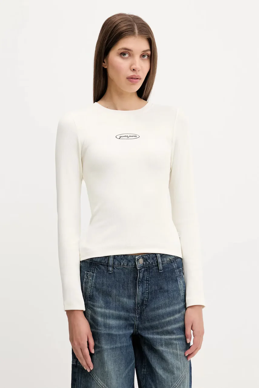 GUESS JEANS Блуза с дълги ръкави