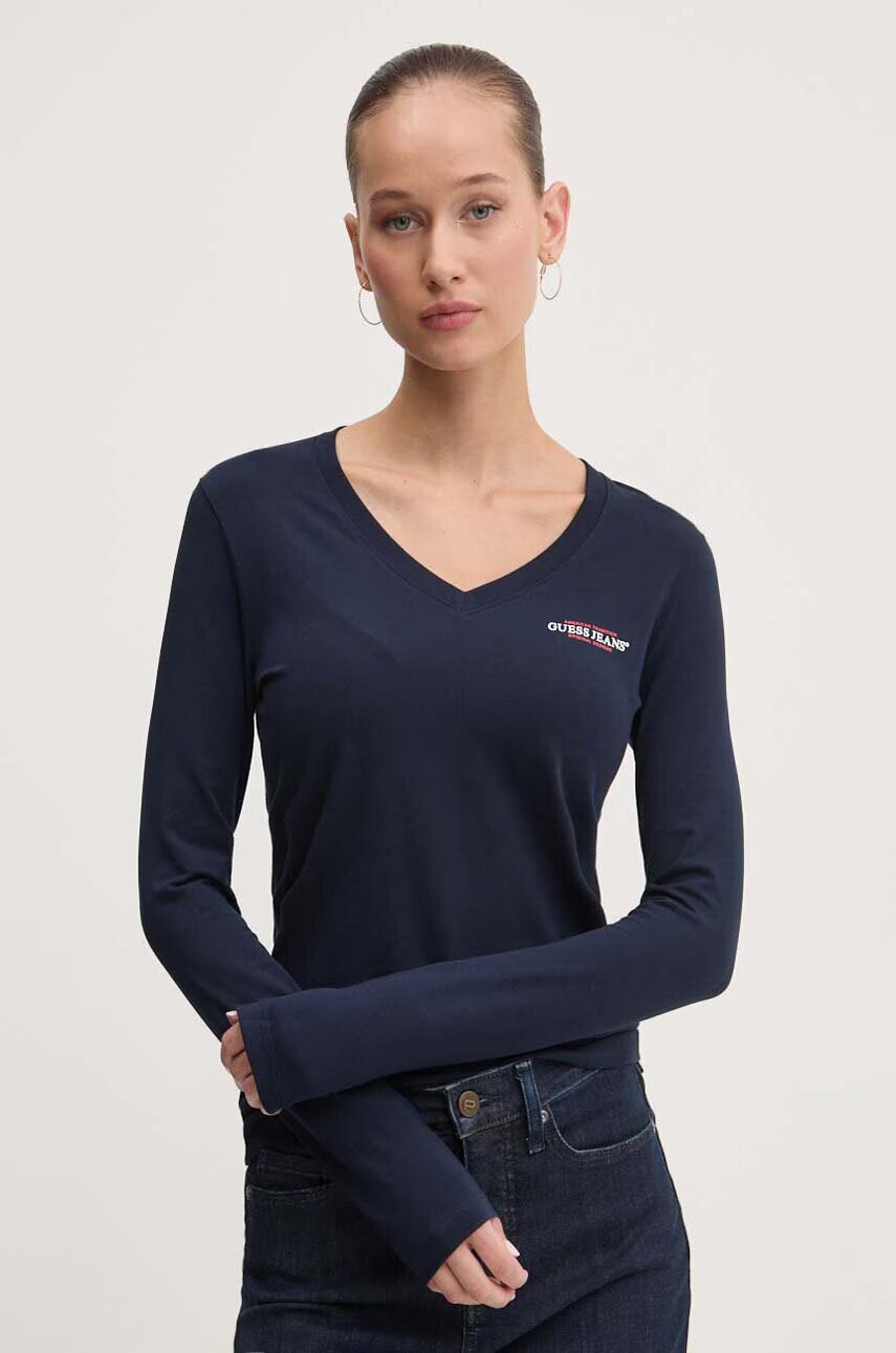 GUESS JEANS Блуза с дълги ръкави