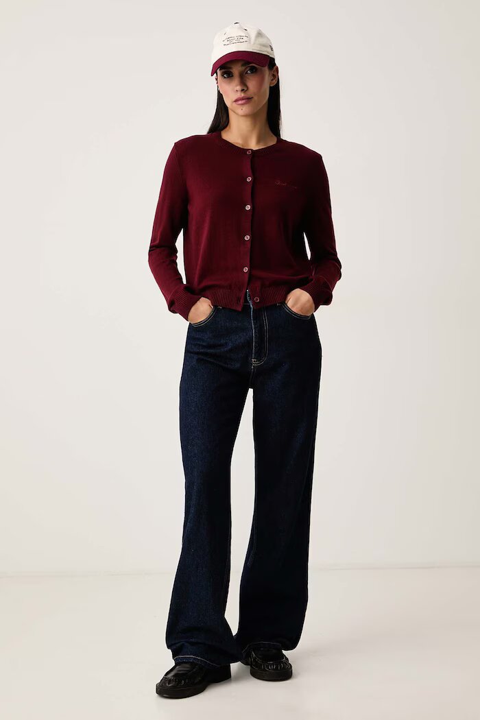 GUESS JEANS дамски бордо W6BR02 Z1245