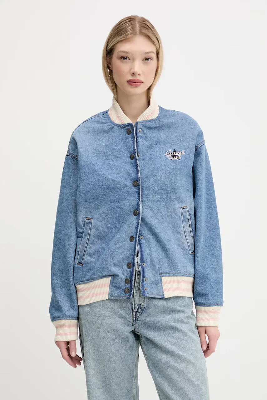 GUESS JEANS Дънково яке бомбър