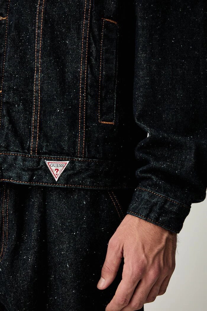 GUESS JEANS дънково яке мъжко от деним тъмносиньо M6YN38 D1314