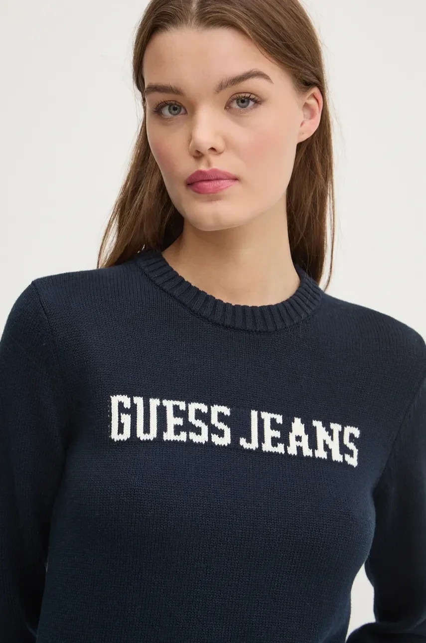 GUESS JEANS Памучен пуловер