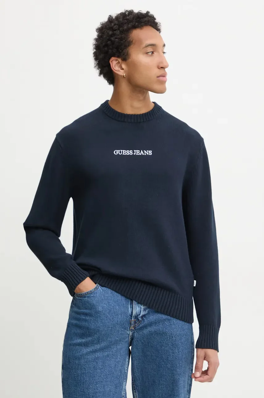GUESS JEANS Памучен пуловер