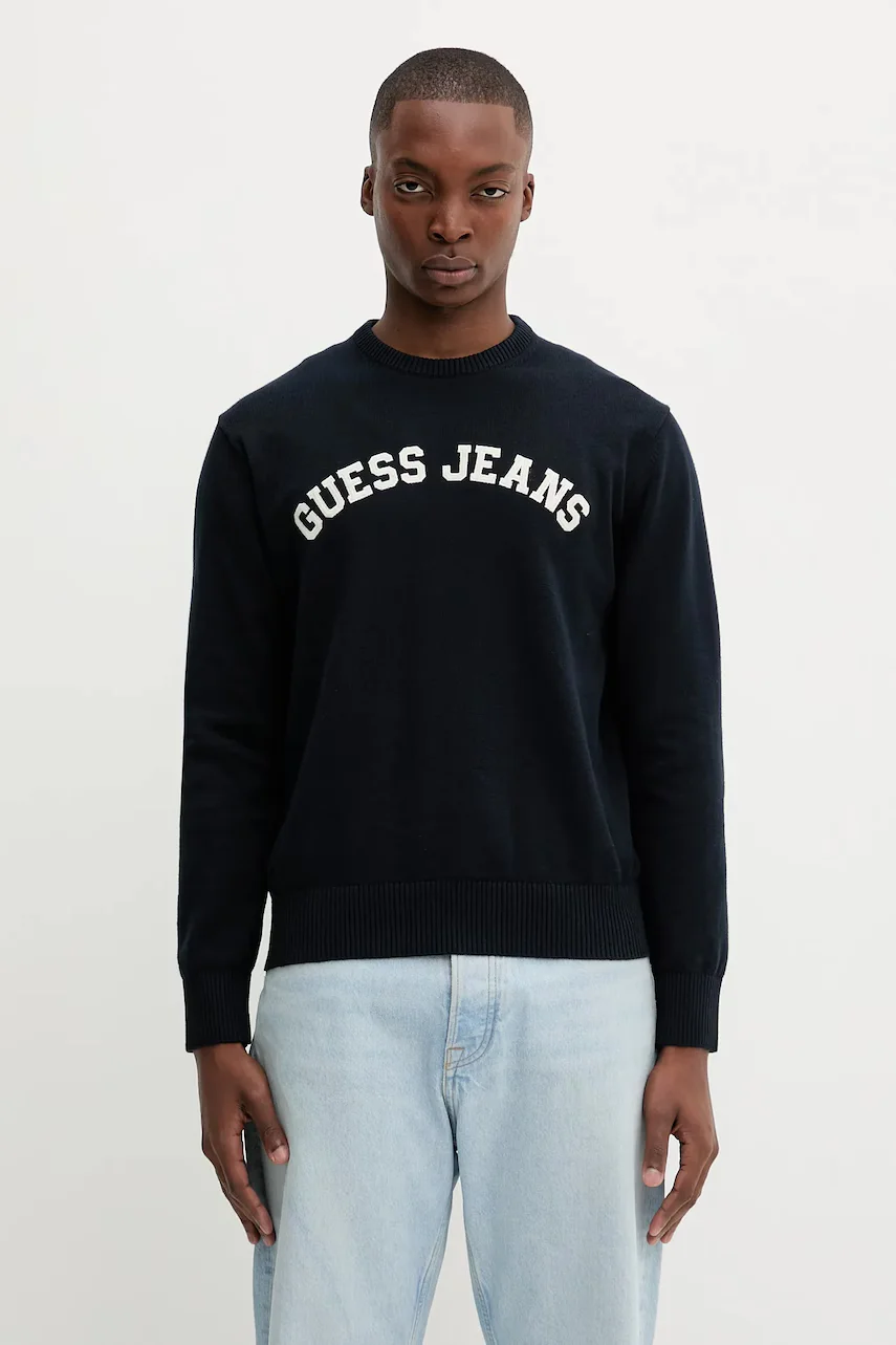GUESS JEANS Памучен пуловер