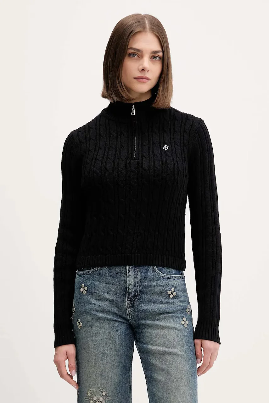 GUESS JEANS Памучен пуловер