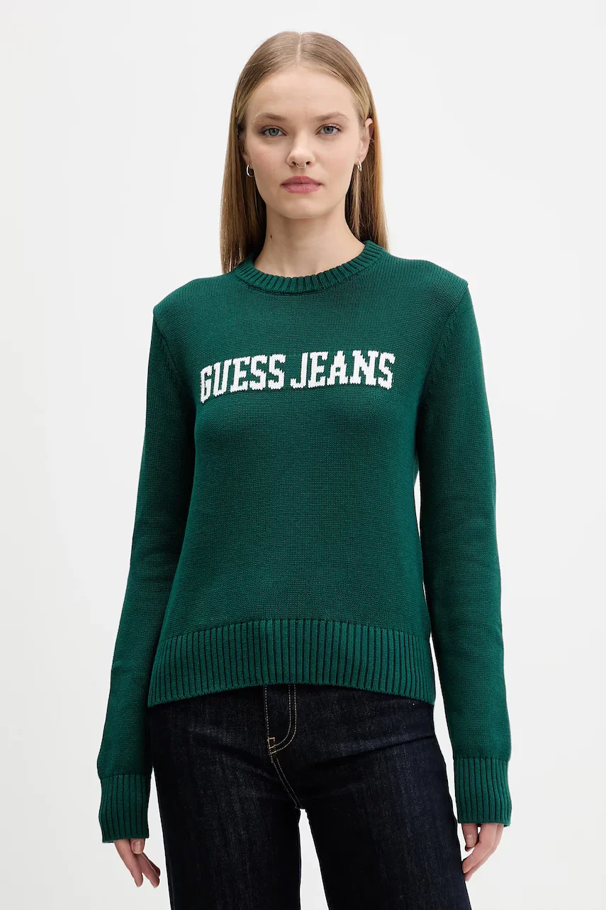 GUESS JEANS Памучен пуловер