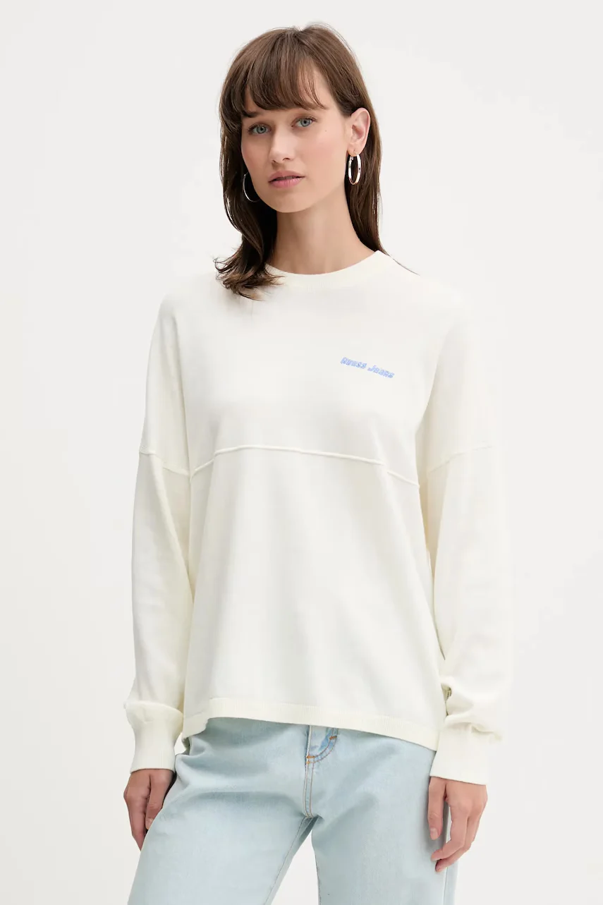GUESS JEANS Памучен пуловер