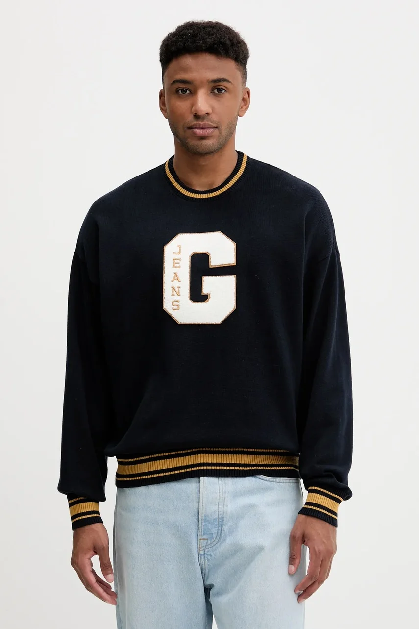 GUESS JEANS Памучен пуловер
