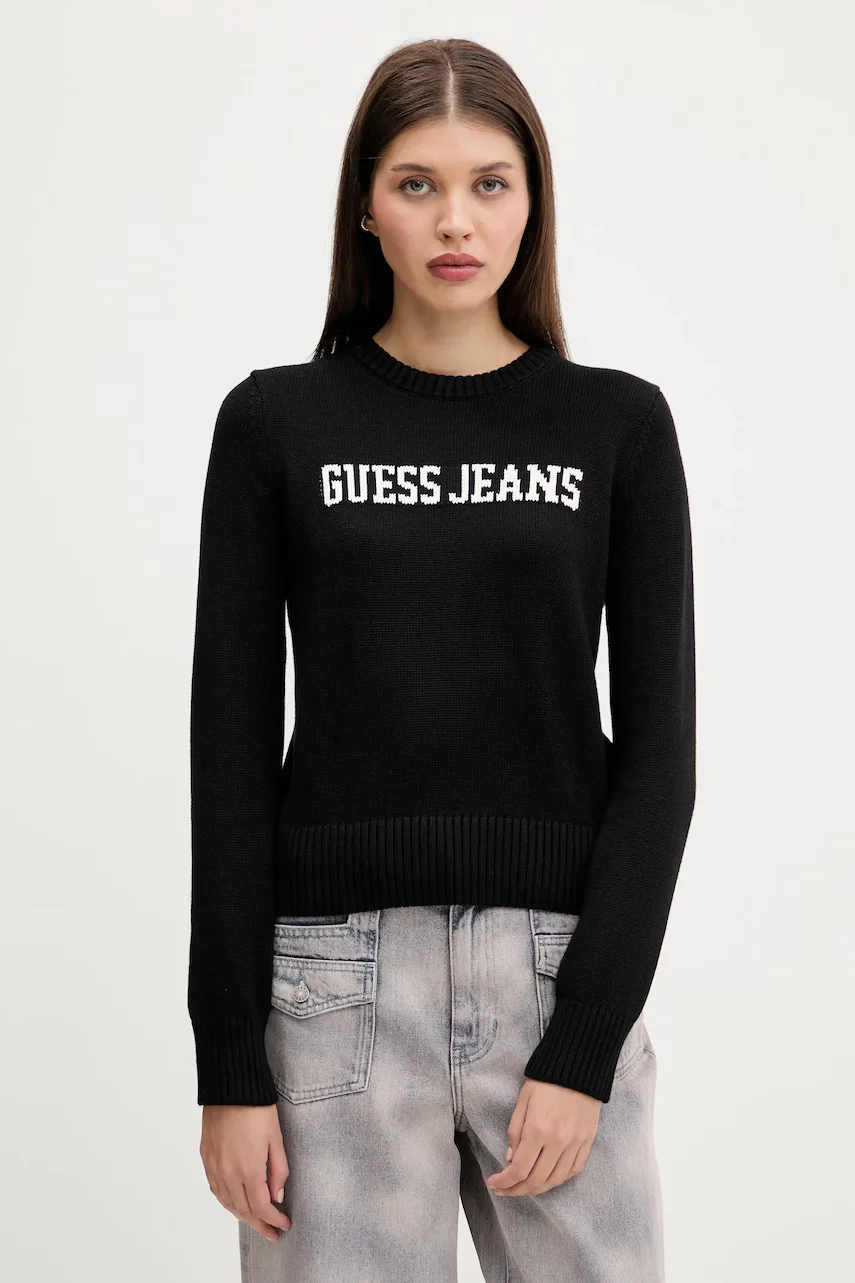 GUESS JEANS Памучен пуловер