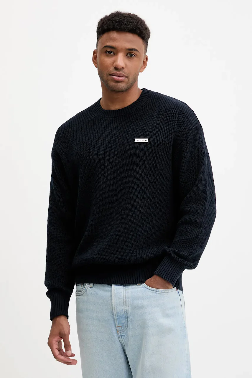 GUESS JEANS Памучен пуловер