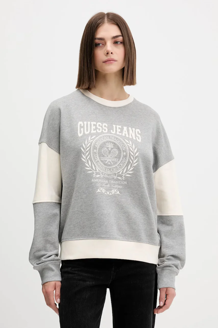 GUESS JEANS Памучен суичър