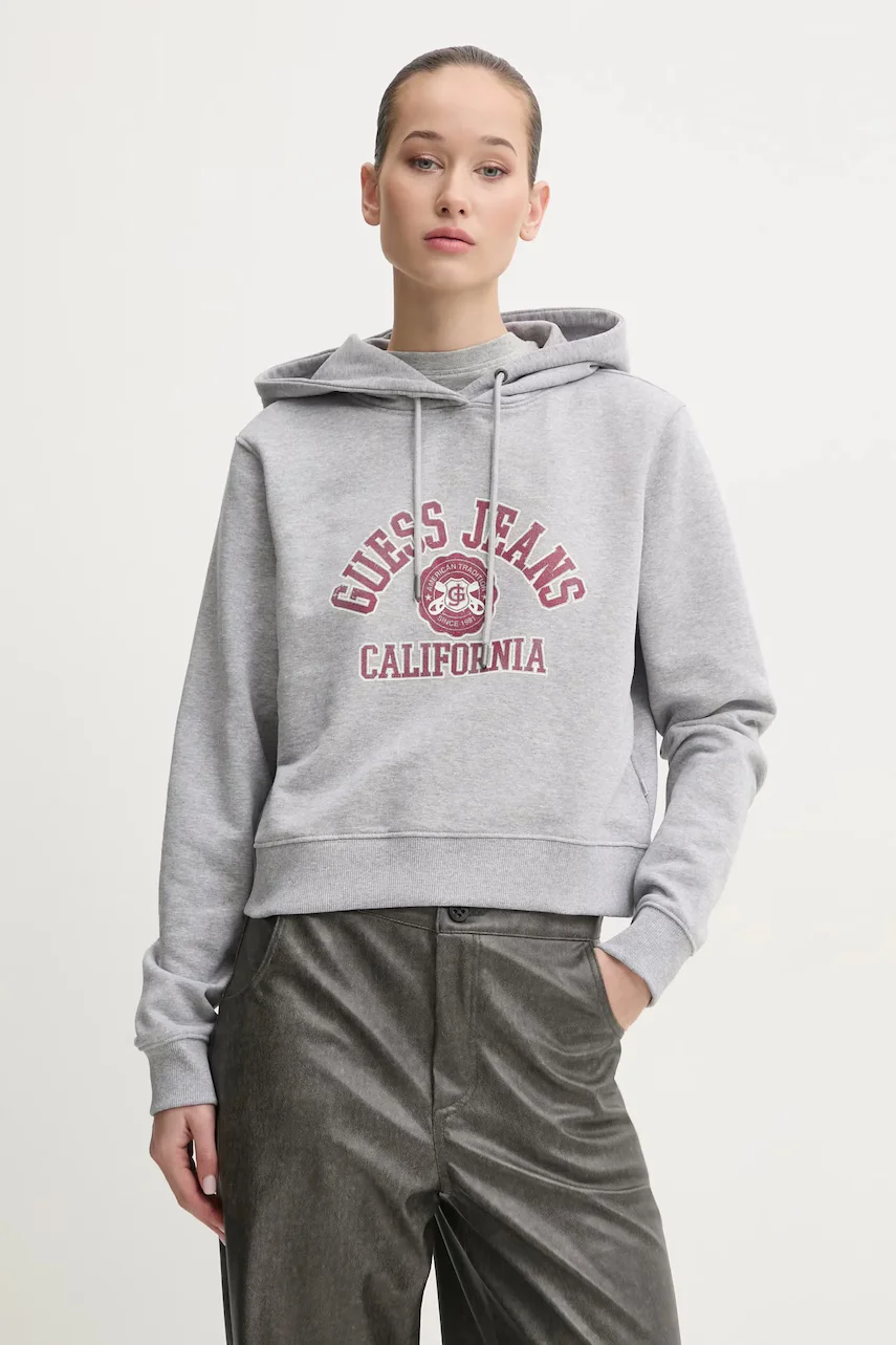 GUESS JEANS Памучен суичър