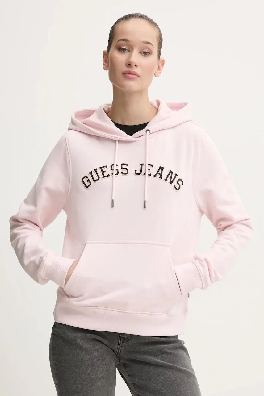 GUESS JEANS Памучен суичър