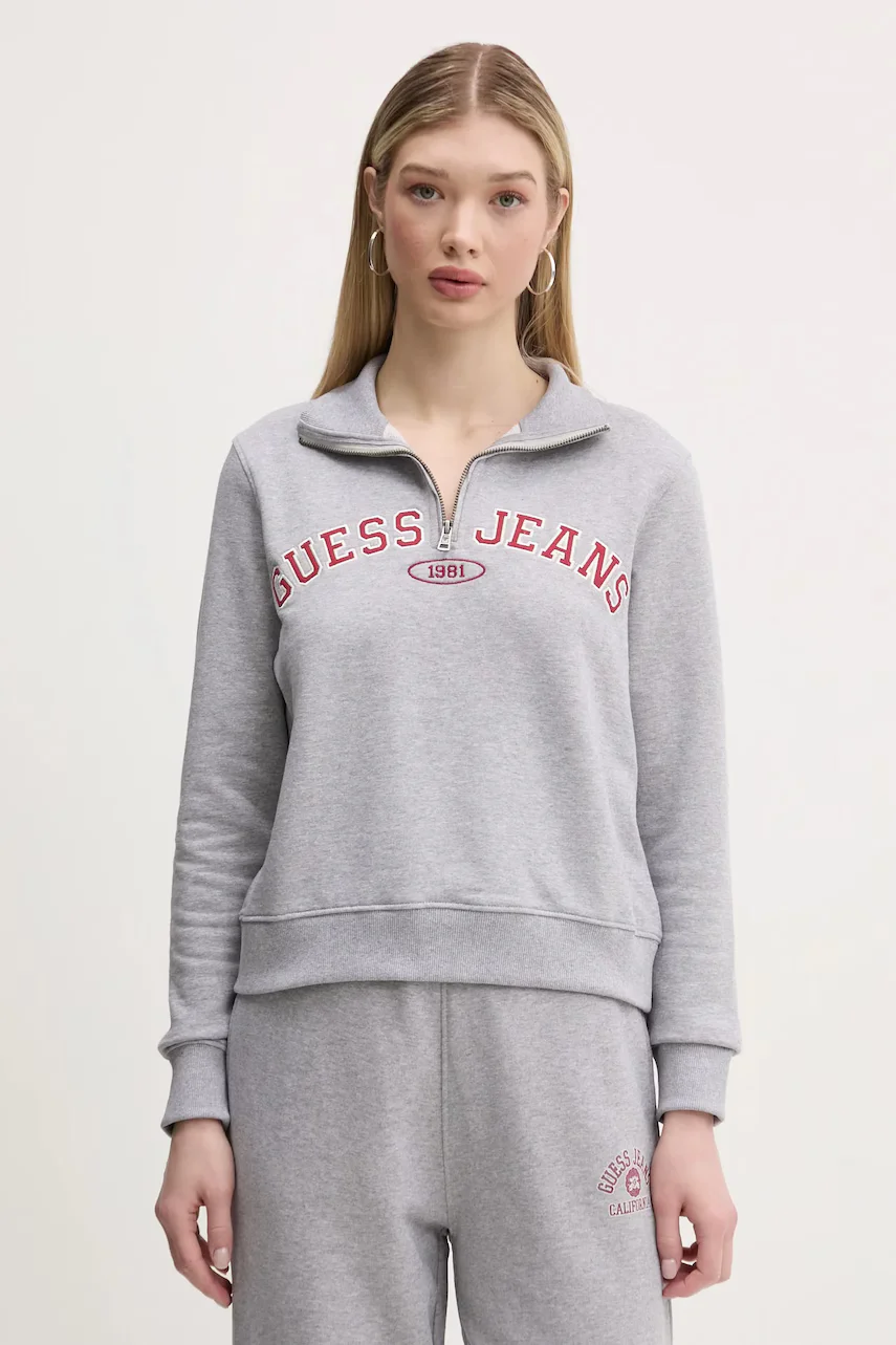 GUESS JEANS Памучен суичър