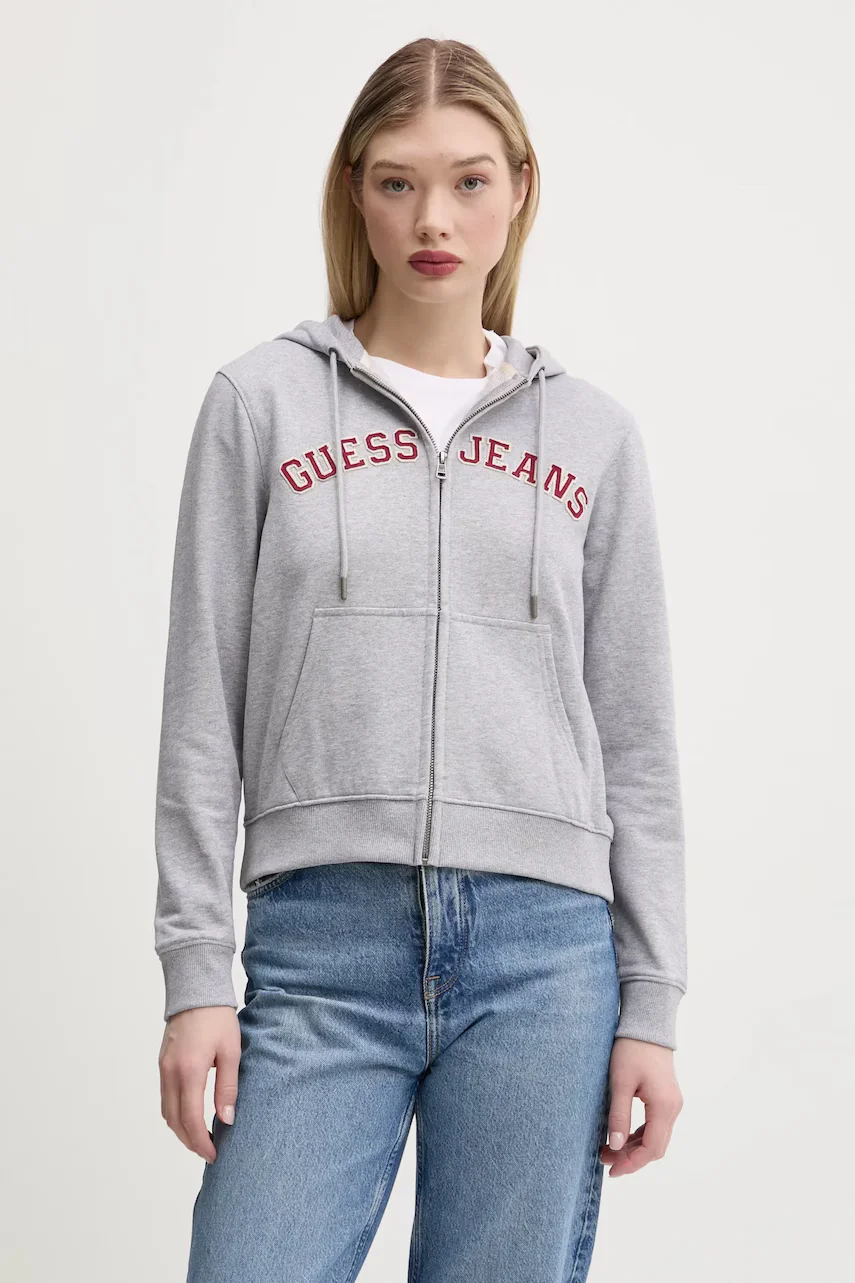 GUESS JEANS Памучен суичър