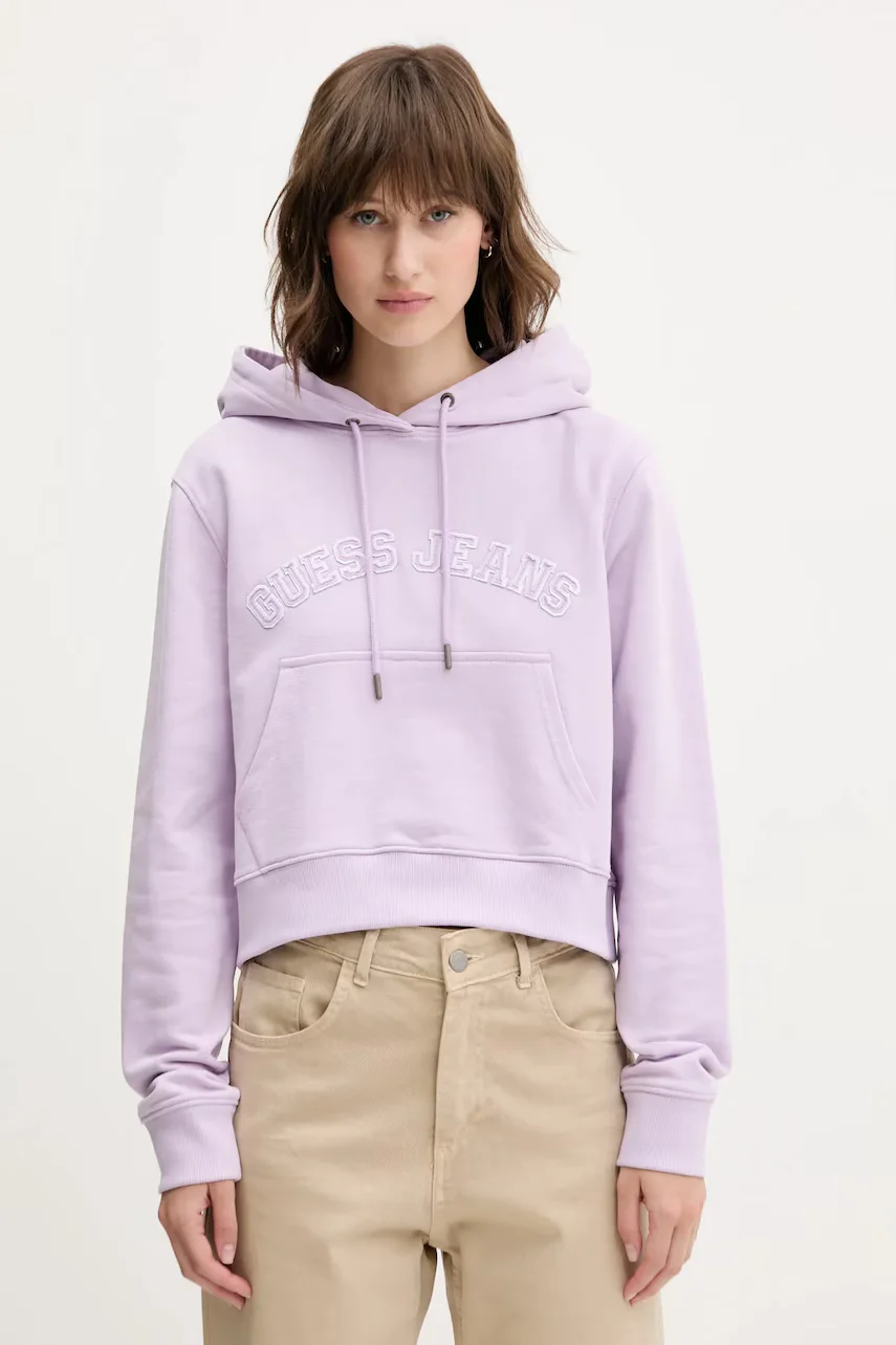 GUESS JEANS Памучен суичър