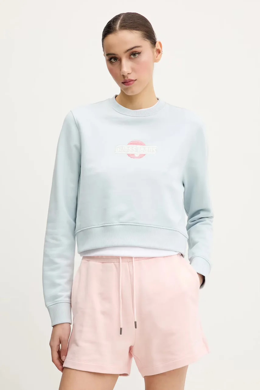 GUESS JEANS Памучен суичър