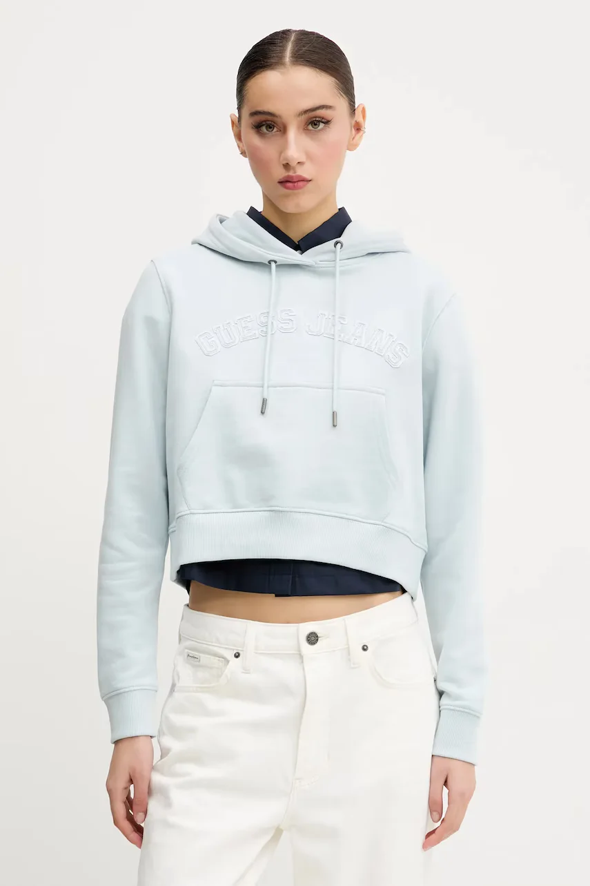 GUESS JEANS Памучен суичър