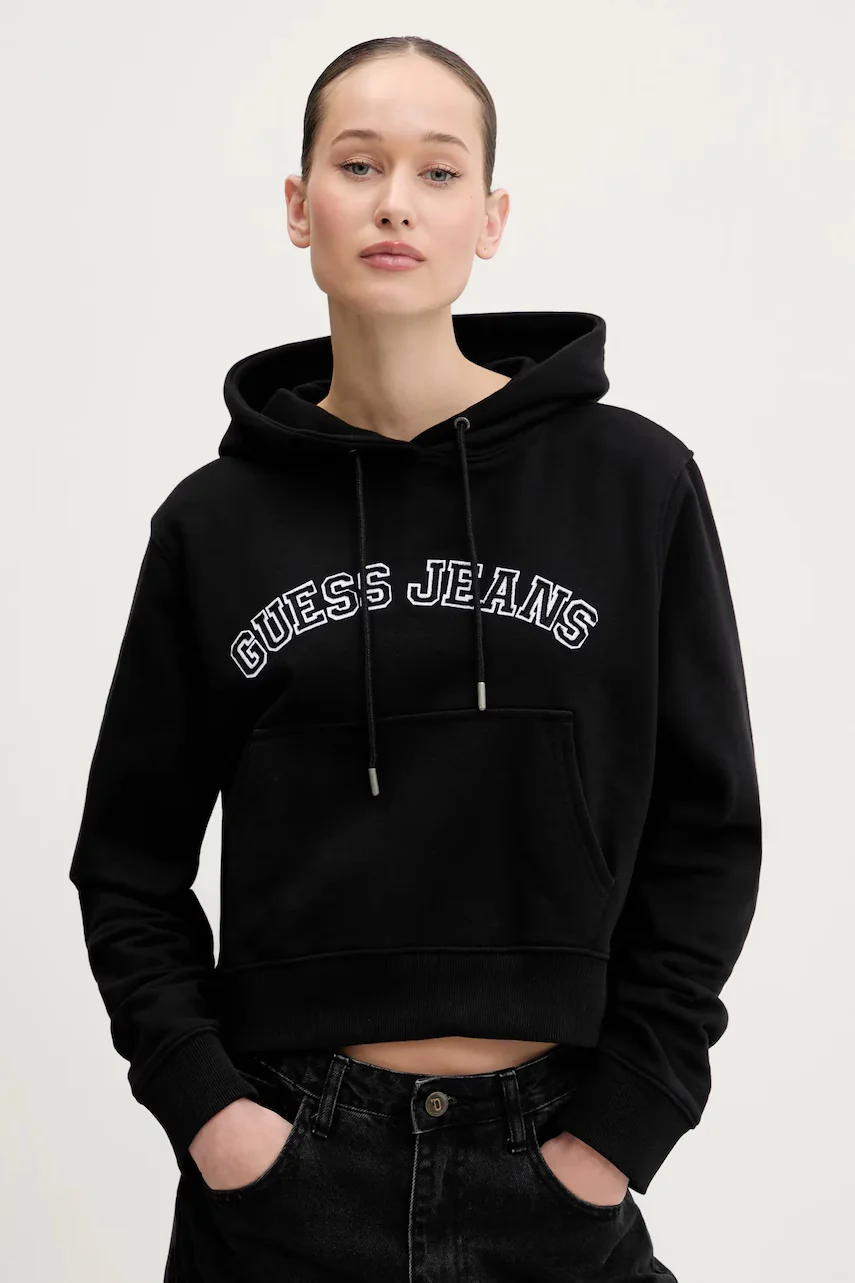 GUESS JEANS Памучен суичър