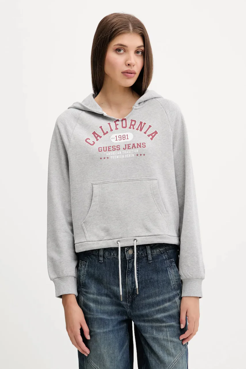 GUESS JEANS Памучен суичър
