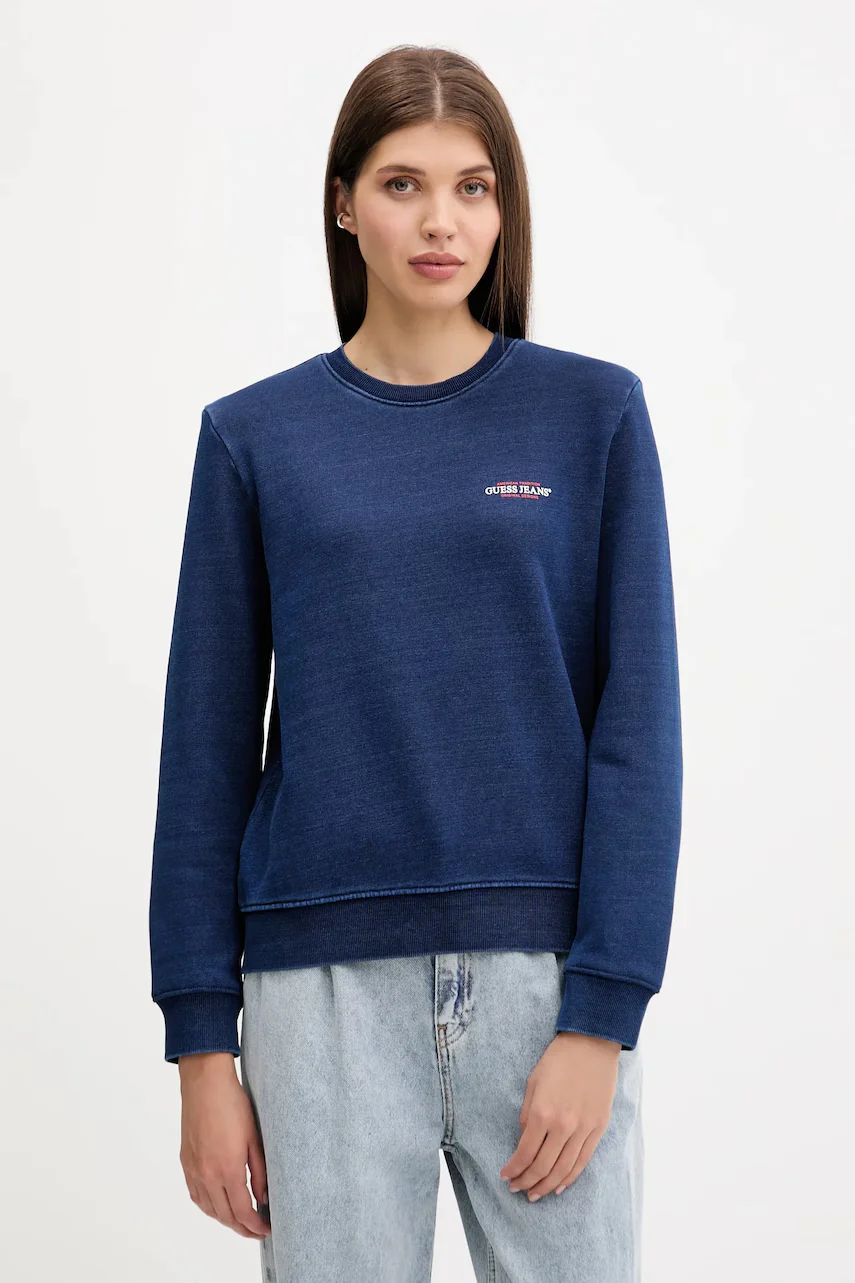 GUESS JEANS Памучен суичър
