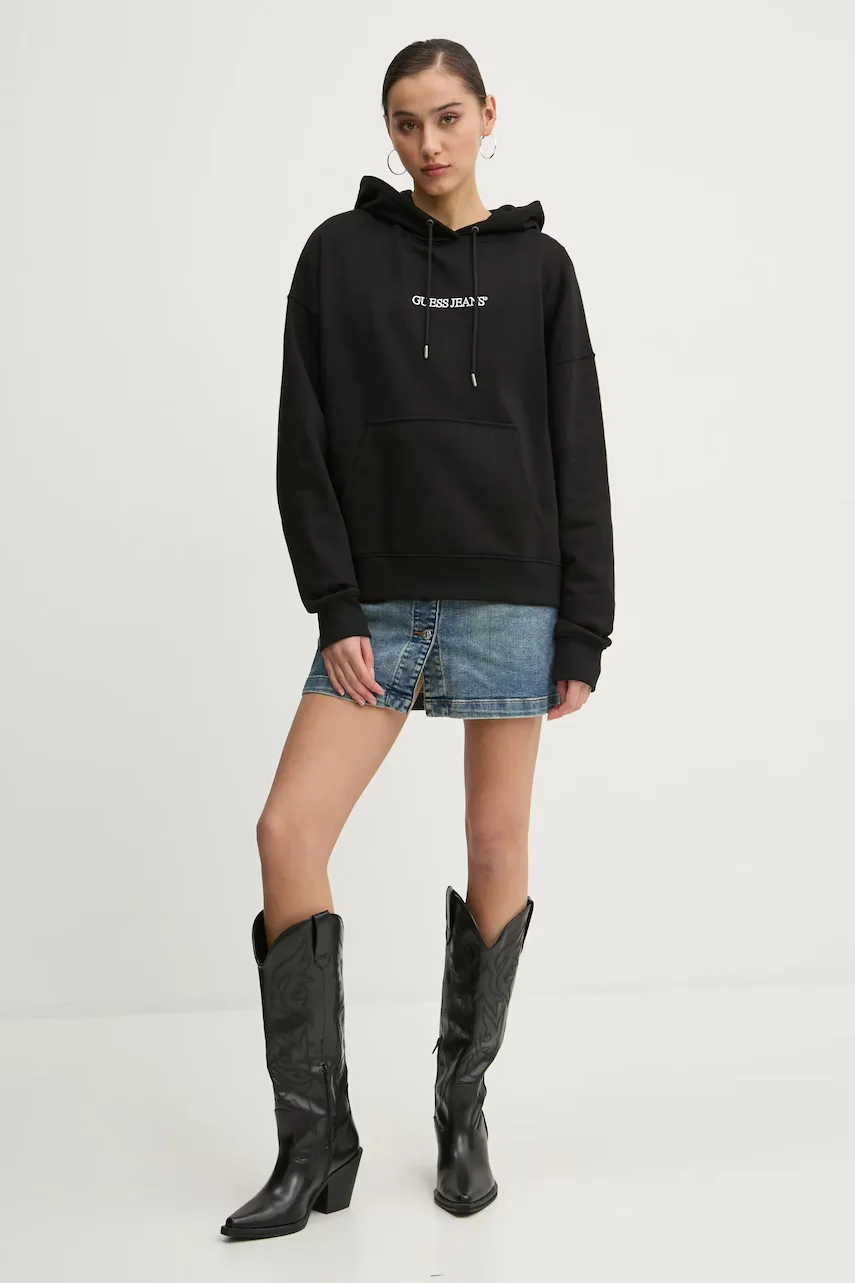 GUESS JEANS Памучен суичър