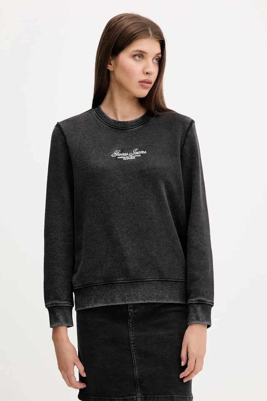 GUESS JEANS Памучен суичър