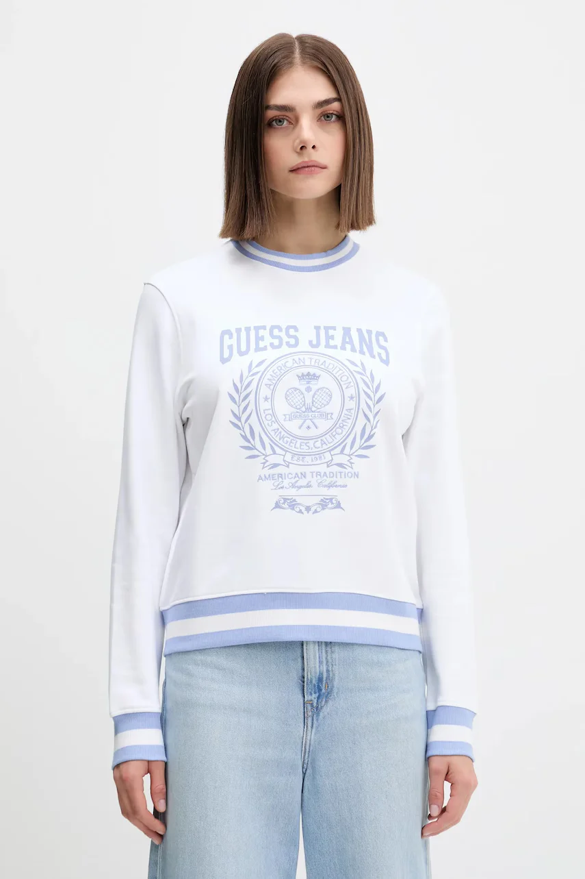 GUESS JEANS Памучен суичър