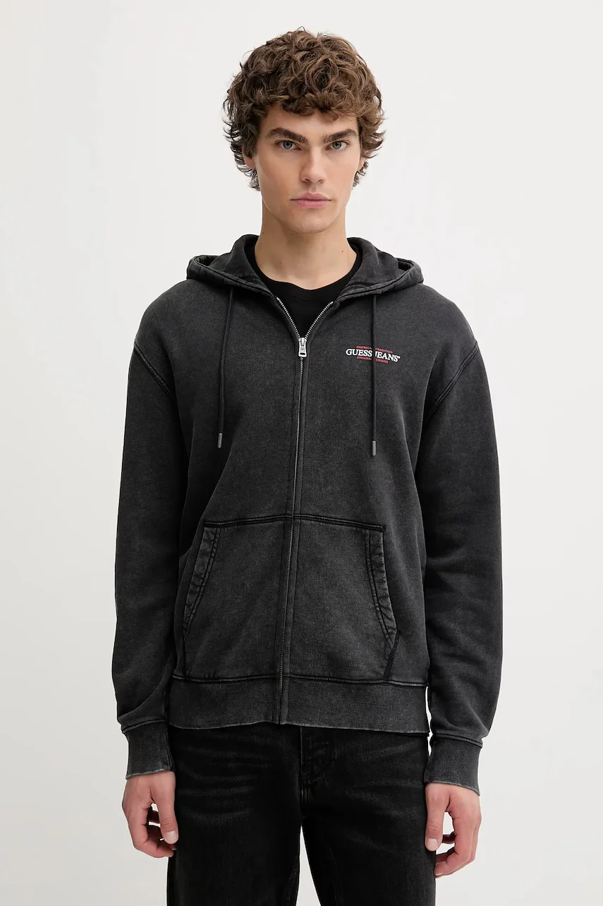GUESS JEANS Памучен суичър