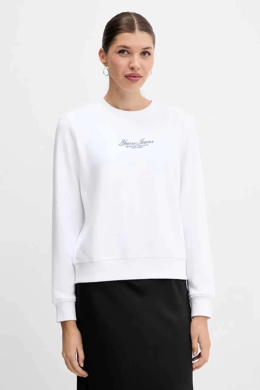 GUESS JEANS Памучен суичър