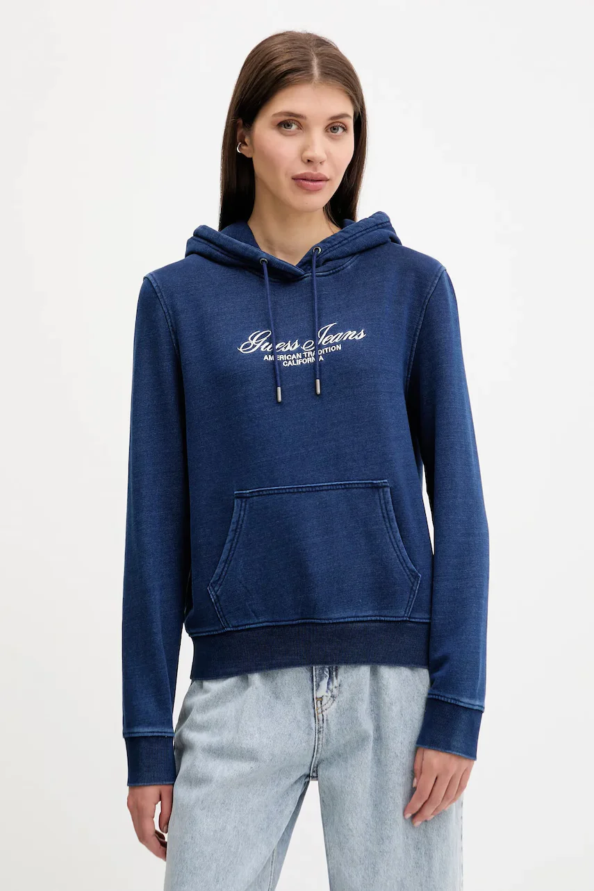 GUESS JEANS Памучен суичър