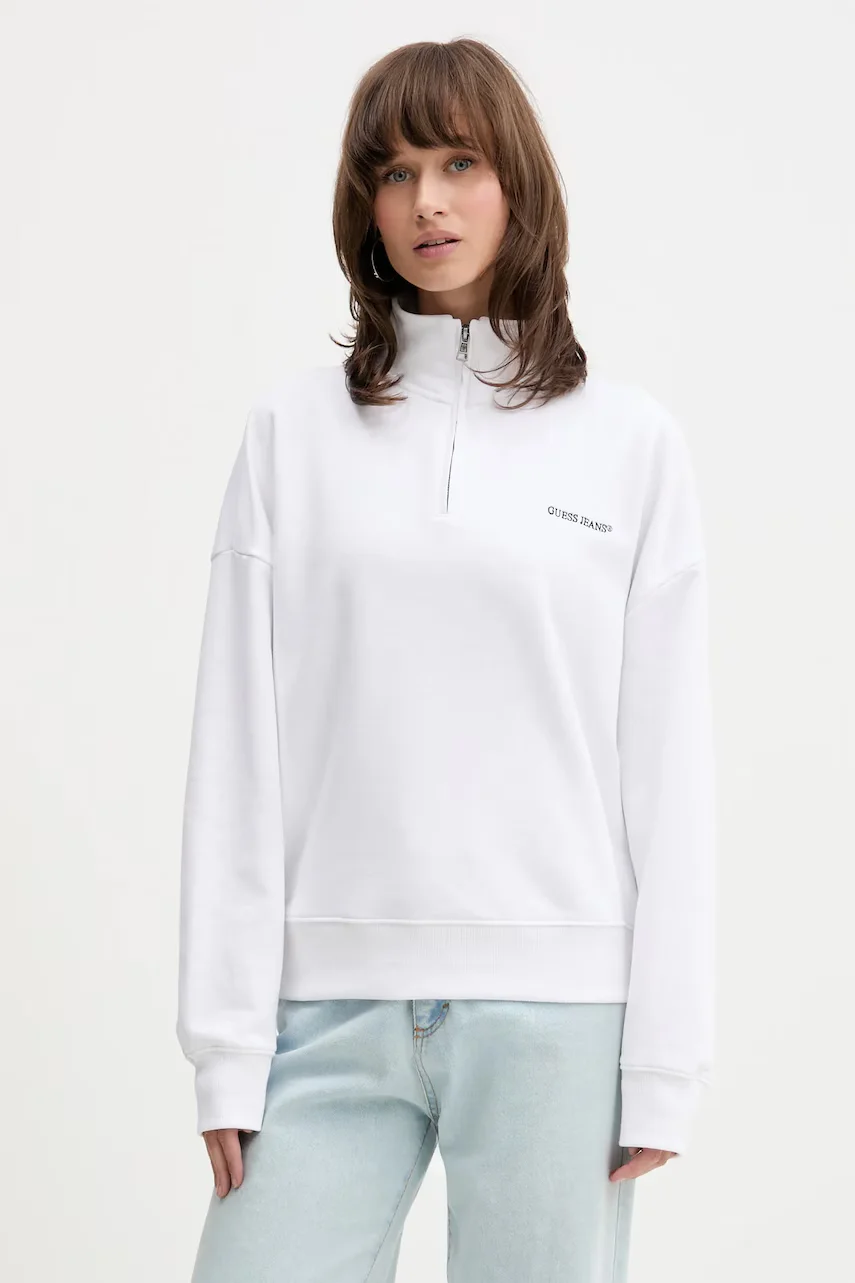GUESS JEANS Памучен суичър