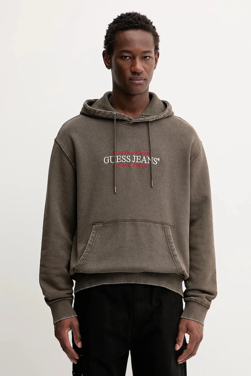 GUESS JEANS Памучен суичър