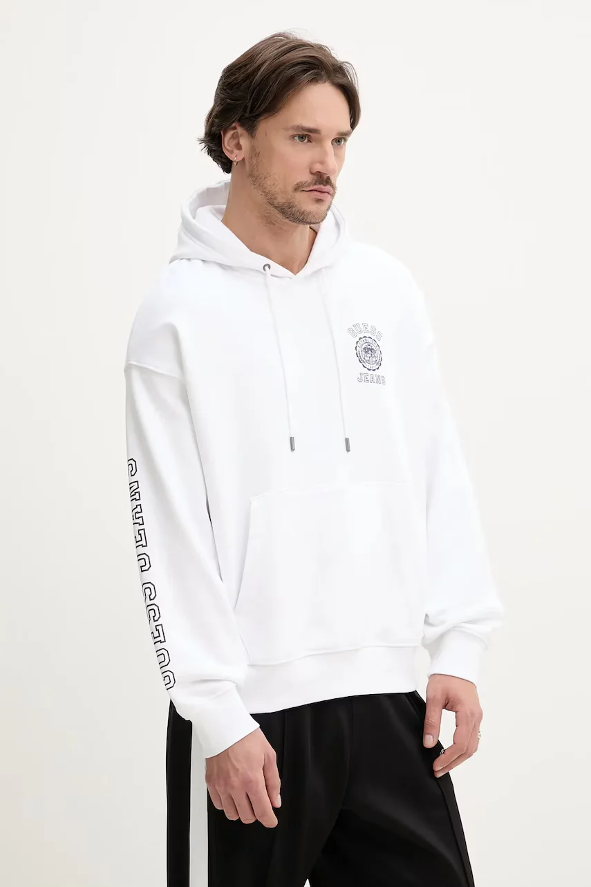 GUESS JEANS Памучен суичър