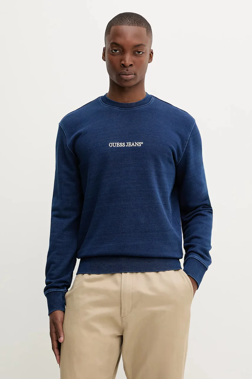 GUESS JEANS Памучен суичър