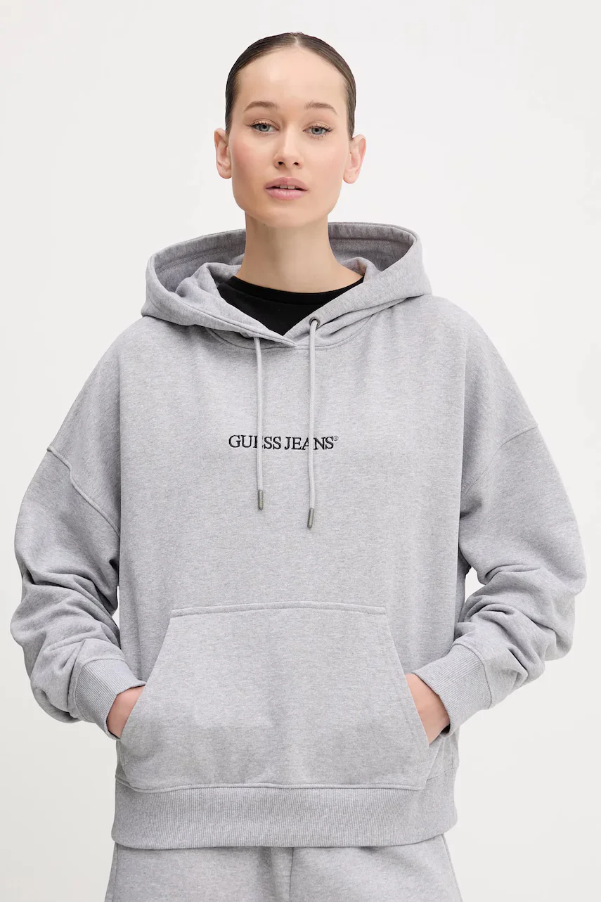 GUESS JEANS Памучен суичър