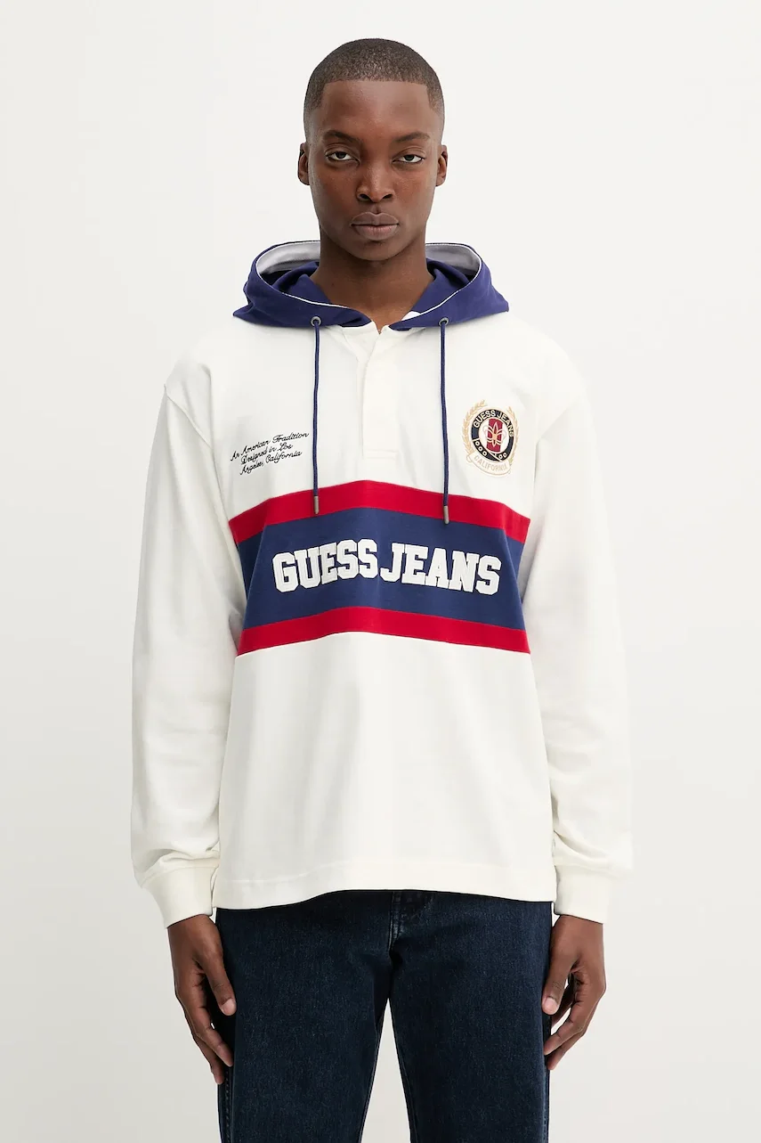 GUESS JEANS Памучен суичър