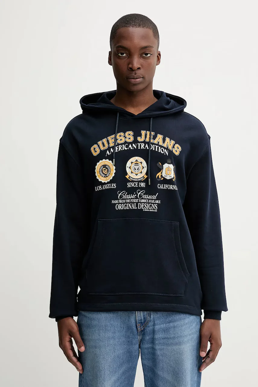 GUESS JEANS Памучен суичър