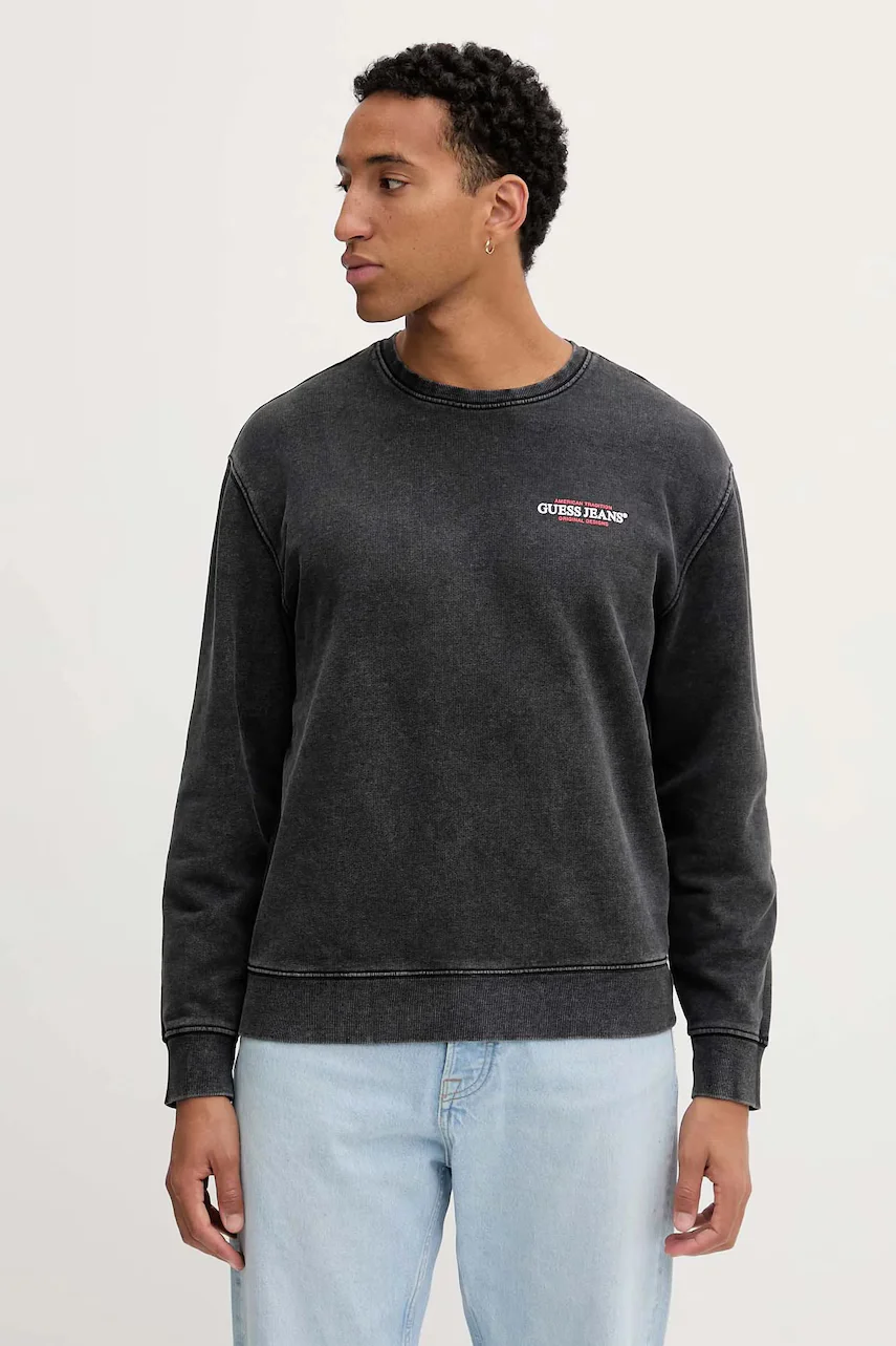 GUESS JEANS Памучен суичър