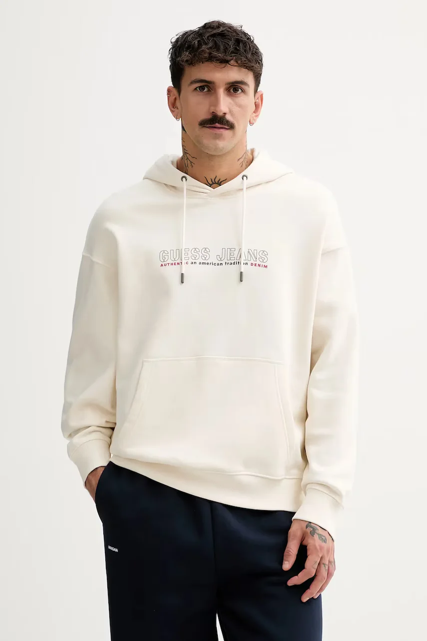 GUESS JEANS Памучен суичър