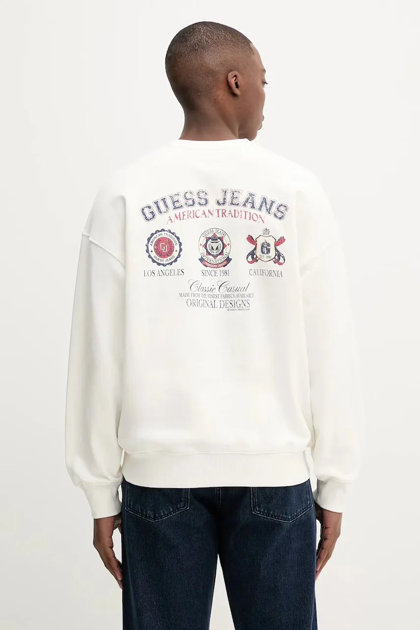 GUESS JEANS Памучен суичър