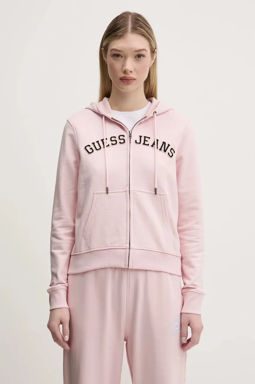 GUESS JEANS Памучен суичър