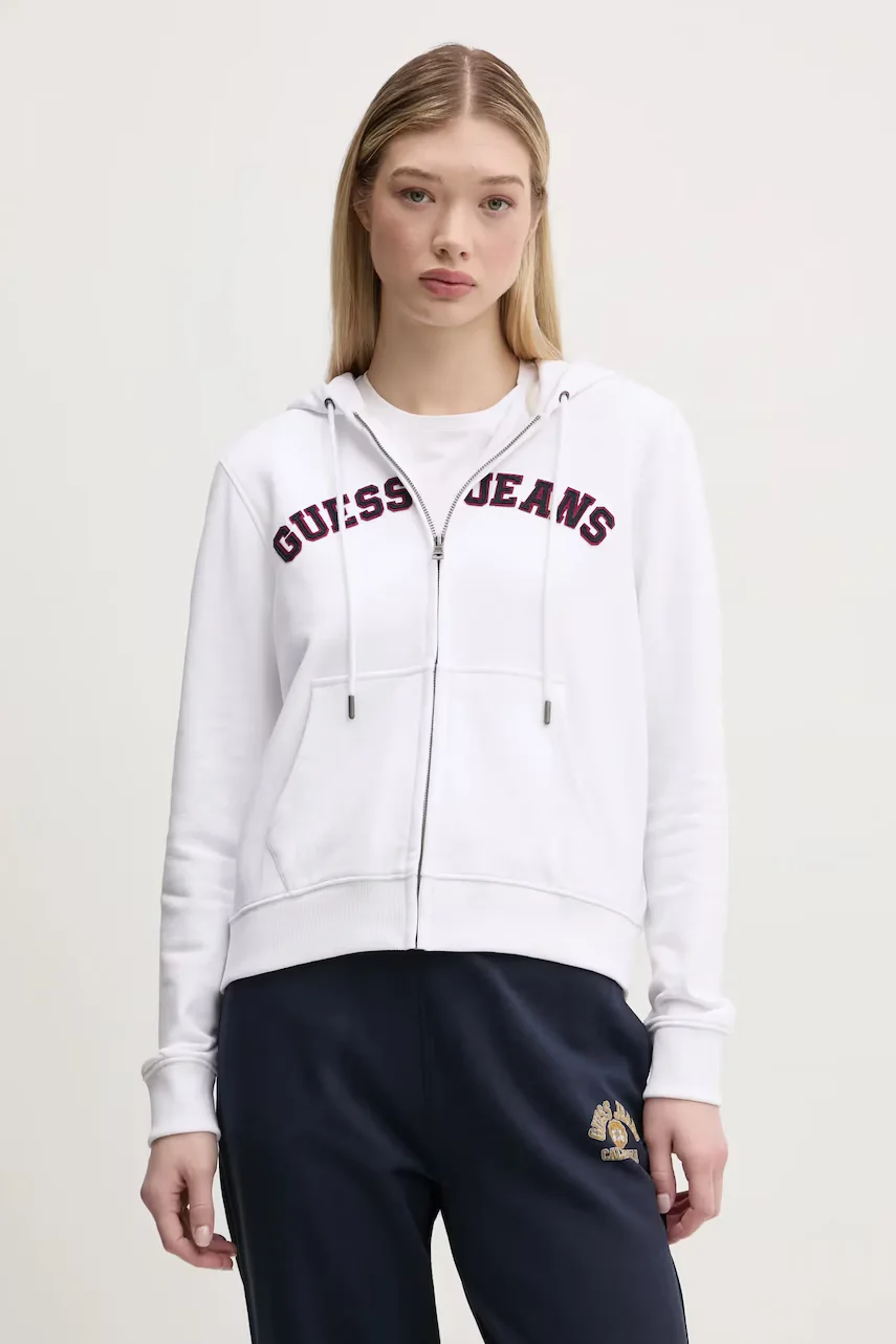 GUESS JEANS Памучен суичър